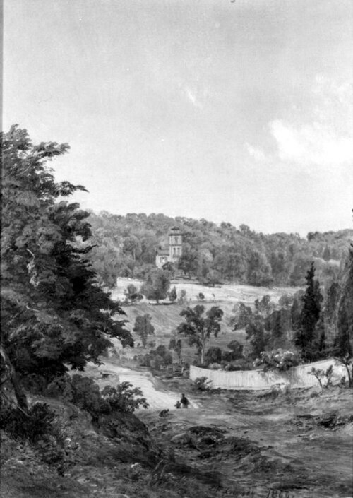 In the Clove, 1866, Jasper Francis Cropsey