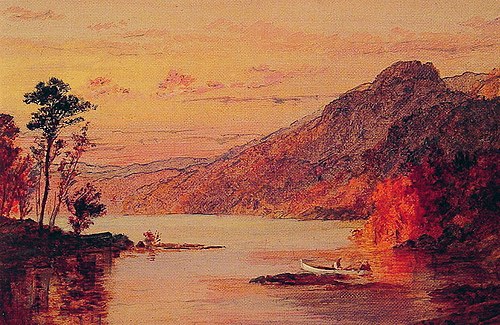Lake Scene, Catskill Mountains, 1850, Jasper Francis Cropsey