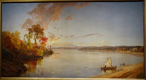 Lake Wawayanda, Sussex County, New Jersey, 1870, Jasper Francis Cropsey