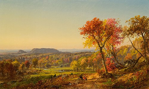 Mounts Adam and Eve, 1872, Jasper Francis Cropsey