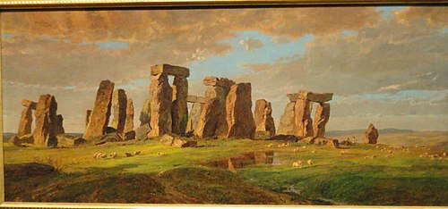Stonehenge, 1876, Jasper Francis Cropsey