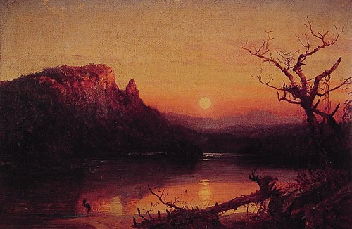 Sunset, Eagle Cliff, 1850, Jasper Francis Cropsey