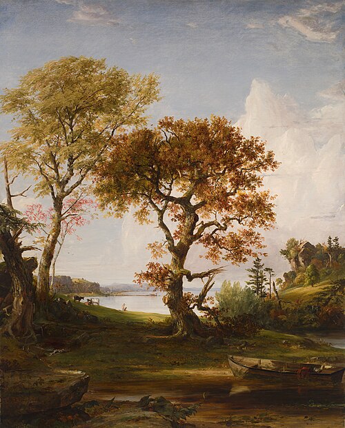 The Hudson at Piermont, 1852, Jasper Francis Cropsey