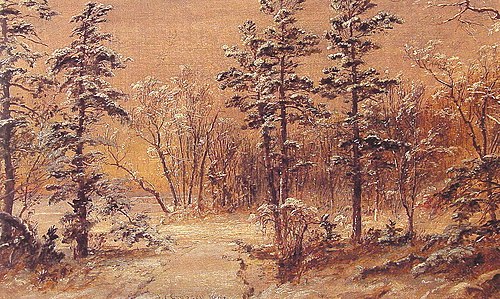 Winter - Woodland, 1850, Jasper Francis Cropsey