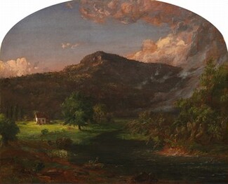 Tourn Mountain, Head Quarters of Washington, Rockland Co., New York, 1851, Jasper Francis Cropsey