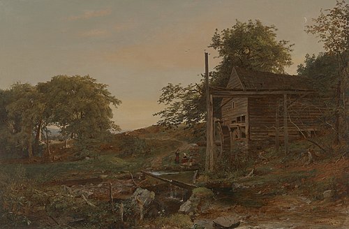 The Watermill, 1849, Jasper Francis Cropsey
