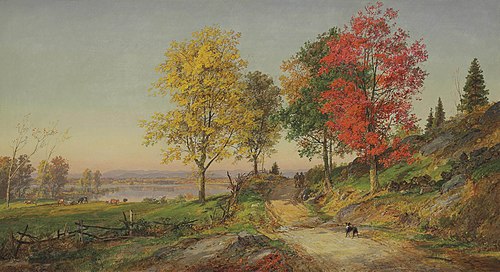 Greenwood Lake, 1879, Jasper Francis Cropsey