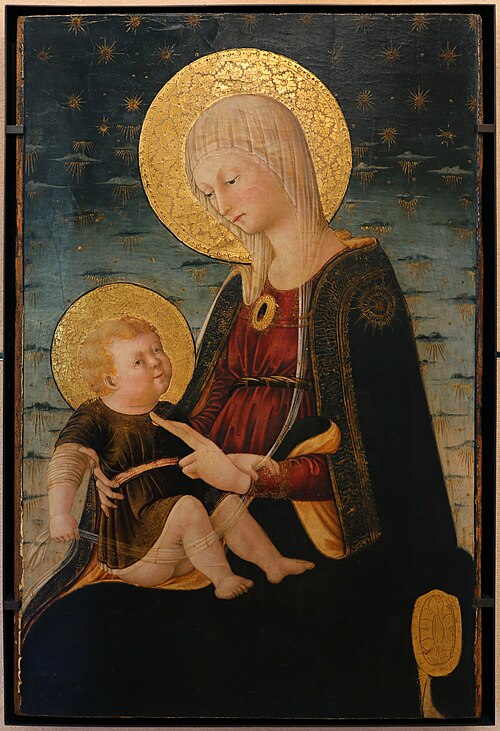 La Vierge et l'Enfant, 1455, Neri di Bicci