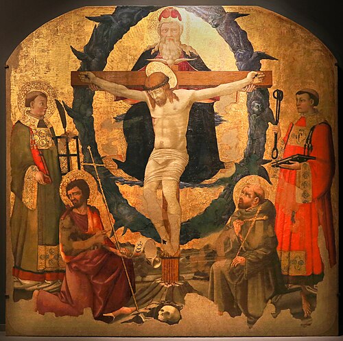 Holy Trinity and Saints, , Neri di Bicci