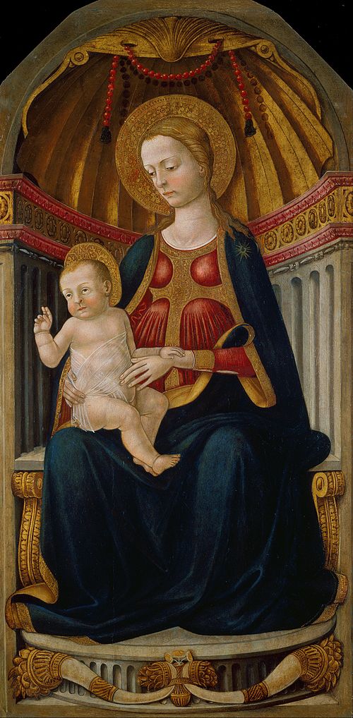 Virgin and Child on the Throne, 1450, Neri di Bicci