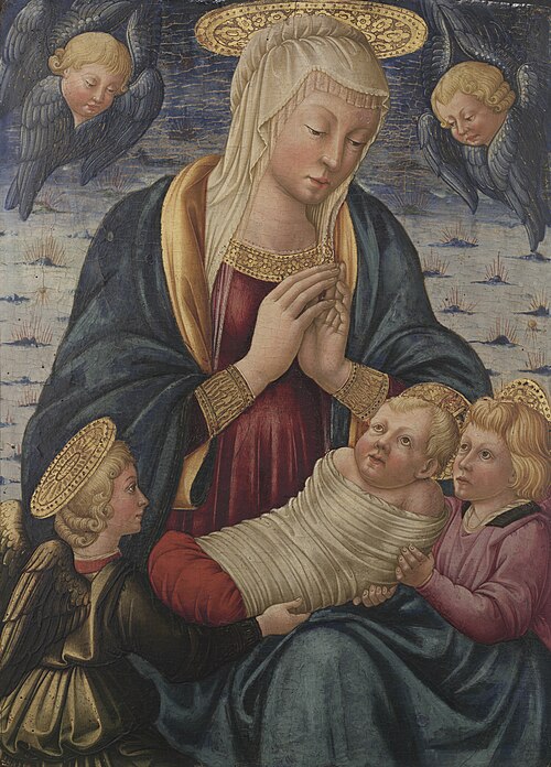 Virgin and Child with Angels, 1460, Neri di Bicci