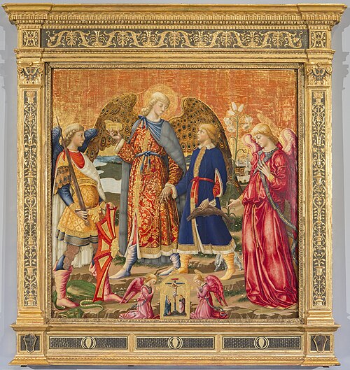 Tobias and Three Archangels, 1471, Neri di Bicci