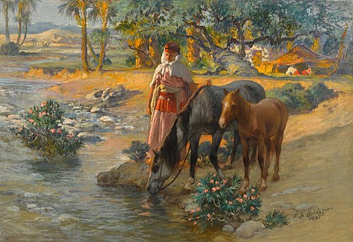 Watering the Horses, , Frederick Arthur Bridgman
