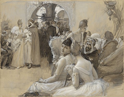 The Governor’s Ball, Algiers, , Frederick Arthur Bridgman