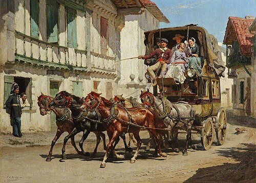 The Diligence, 1873, Frederick Arthur Bridgman
