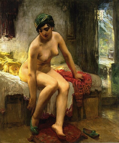 After the Bath, 1885, Frederick Arthur Bridgman
