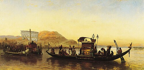 Les Funérailles d'une momie, 1876, Frederick Arthur Bridgman