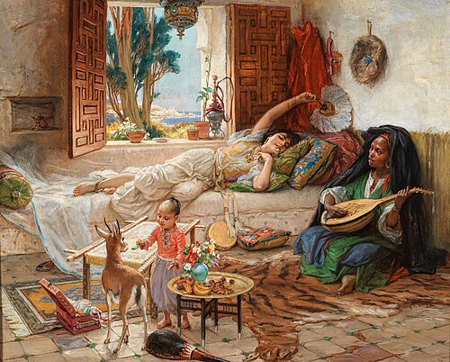 An Afternoon in Algiers, 1893, Frederick Arthur Bridgman