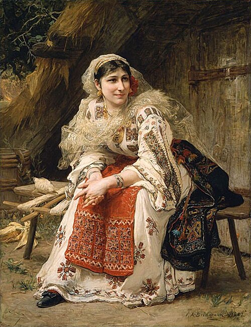 Armenian Woman., 1882, Frederick Arthur Bridgman