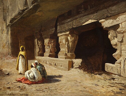 Arab Street Scene, 1880, Frederick Arthur Bridgman
