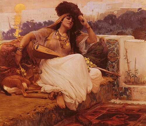 L'Indolence, 1880, Frederick Arthur Bridgman