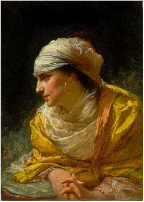 The Glance, 1881, Frederick Arthur Bridgman