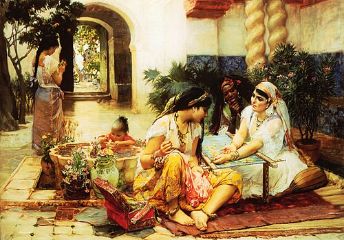 In a Villa El Biar Algeria, 1889, Frederick Arthur Bridgman