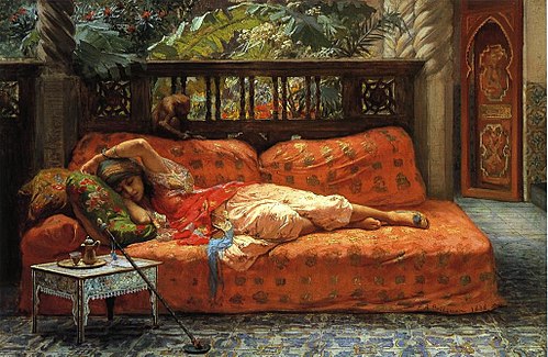 The Siesta (Afternoon in Dreams), 1878, Frederick Arthur Bridgman