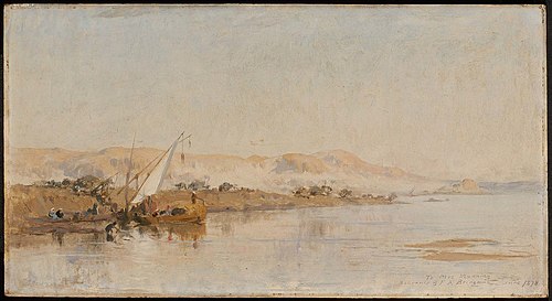 Scene on the Nile, 1878, Frederick Arthur Bridgman