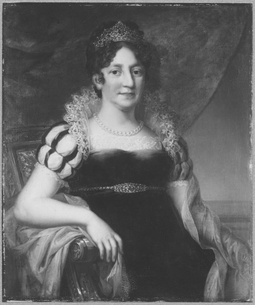 Portrait of Hedvig Elisabeth Charlotte of Holstein-Gottorp, 1816, Fredric Westin