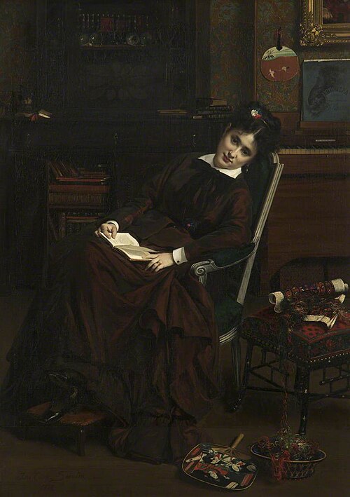 The Convalescent, 1874, Jules-Émile Saintin
