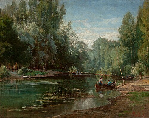 On the River, , Wilhelm Riedel