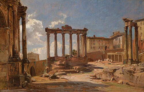 Forum Romanum (Roman Ruins), 1861, Wilhelm Riedel