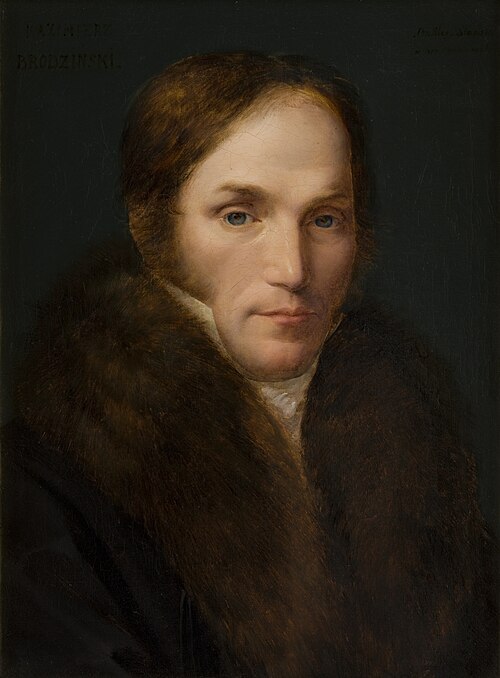 Portrait of Kazimierz Brodziński, 1830, Wojciech Korneli Stattler