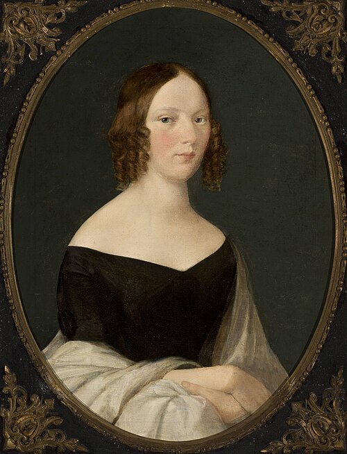Portrait de Mme Mikulińska., 1845, Wojciech Korneli Stattler