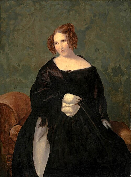 Portrait of Tekla Bierkowska, 1845, Wojciech Korneli Stattler
