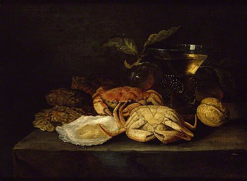 Still Life with Shell-fish, 1653, Theodoor Smits