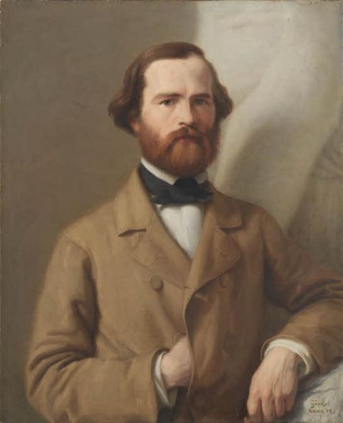 Portrait of Gustav Kaupert, 1849, Friedrich Gunkel