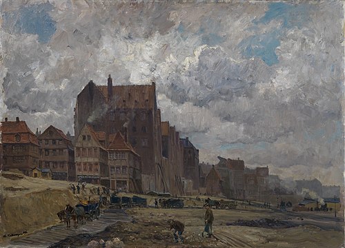 Aus Hamburg, 1916, Friedrich Kallmorgen