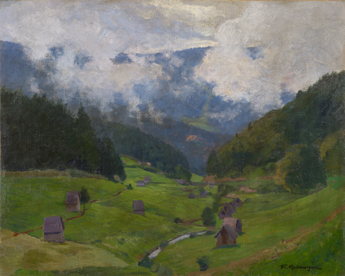 Vallée de la Raumünzach, 1897, Friedrich Kallmorgen