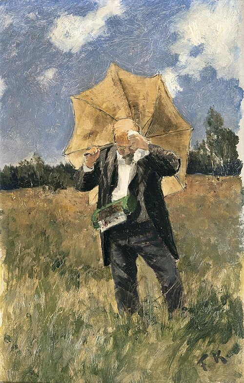 The botanist, , Friedrich Kallmorgen