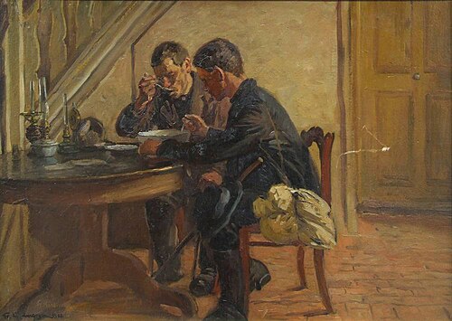 Die Handwerksburschen, 1902, Friedrich Kallmorgen