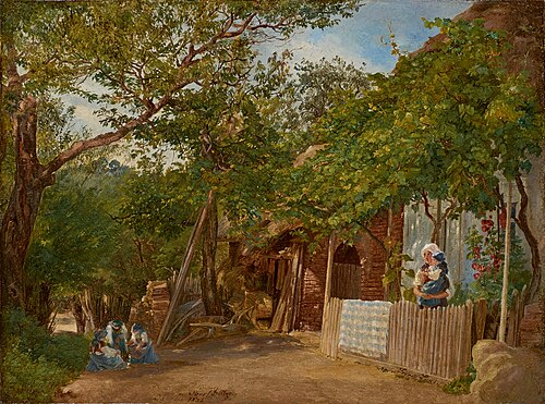Motiv aus Oberschützen, , Friedrich Loos