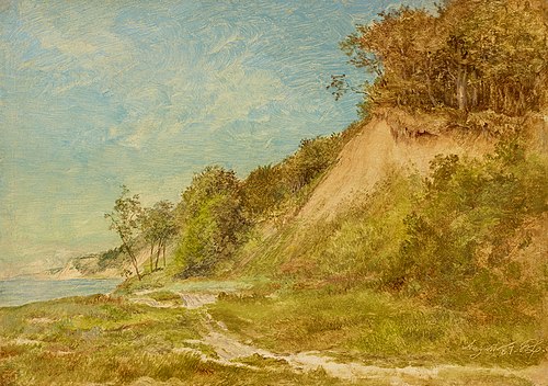 Dünenstrand an der Ostsee, 1887, Friedrich Loos