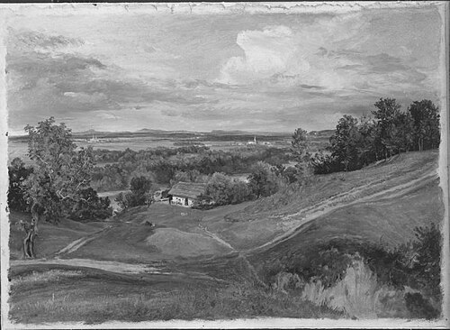 Österreichische Landschaft, 1845, Friedrich Loos