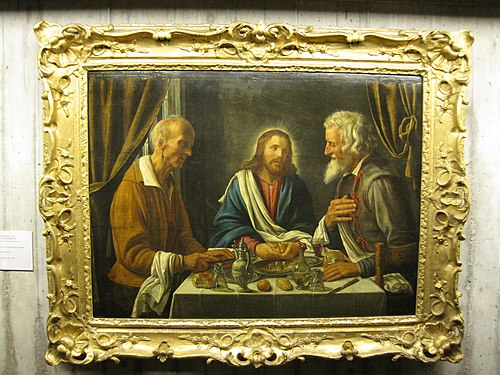 Le Christ et les Pèlerins d'Emmaüs, 1650, Herman van Vollenhoven