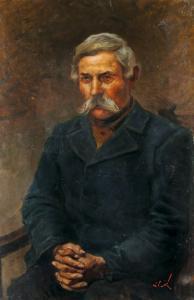 Portrait of a Peasant, 1928, Pál Vágó