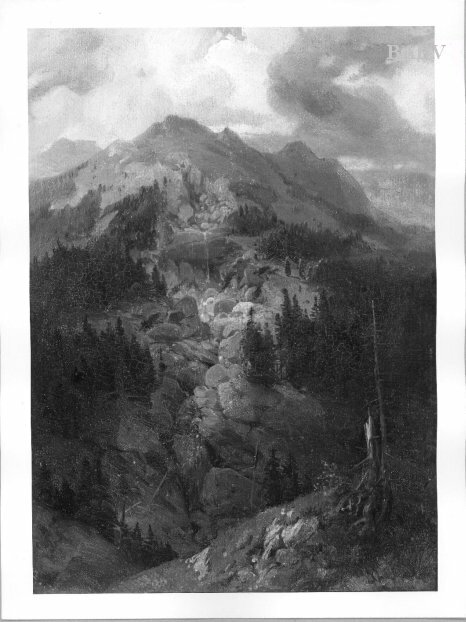 Mountain-scenery, 1829, Friedrich Preller l'Ancien