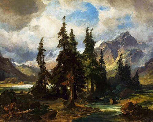 Norwegian landscape., 1840, Friedrich Preller l'Ancien