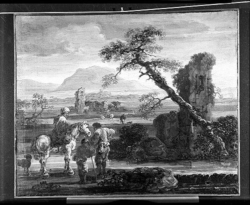 Italian Landscape with Travellers, , Jan de Momper